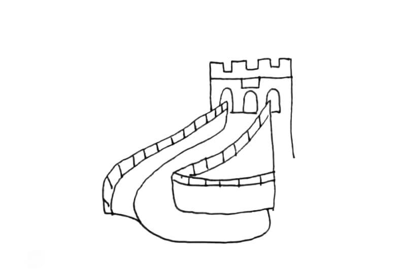 萬(wàn)里長(zhǎng)城簡(jiǎn)筆畫(huà)圖片怎么畫(huà)