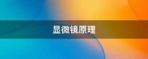 顯微鏡原理