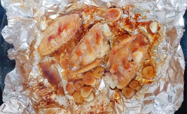 平底鍋蒜香雞翅的做法 一歲半寶寶食譜
