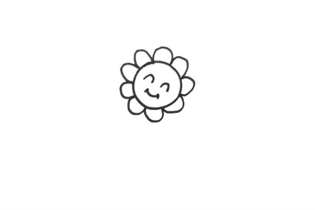 花朵簡(jiǎn)筆畫怎么畫簡(jiǎn)單可愛
