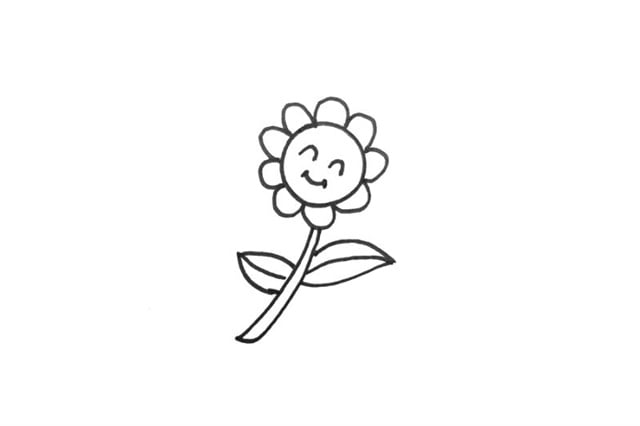 花朵簡(jiǎn)筆畫怎么畫簡(jiǎn)單可愛