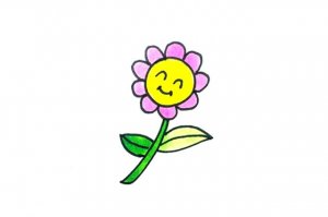 花朵簡筆畫怎么畫簡單可愛