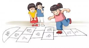 早教親子游戲「跳方格」