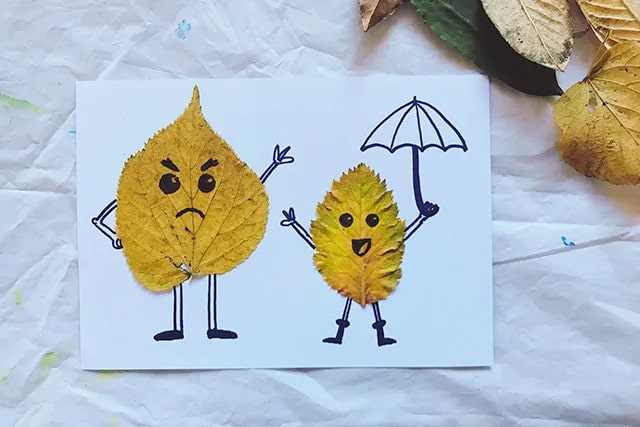 簡單樹葉貼畫的三種常見制作方法