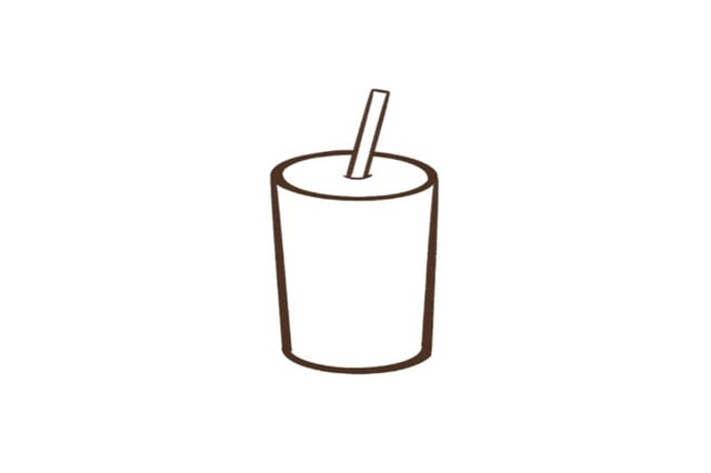 如何畫一杯奶茶簡(jiǎn)筆畫圖片