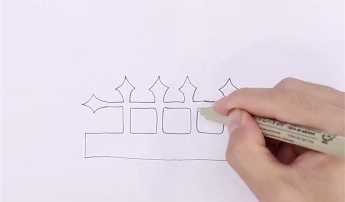 萬(wàn)圣節(jié)鬼屋簡(jiǎn)筆畫怎么畫
