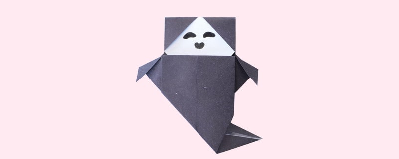 萬圣節(jié)幽靈折紙教程