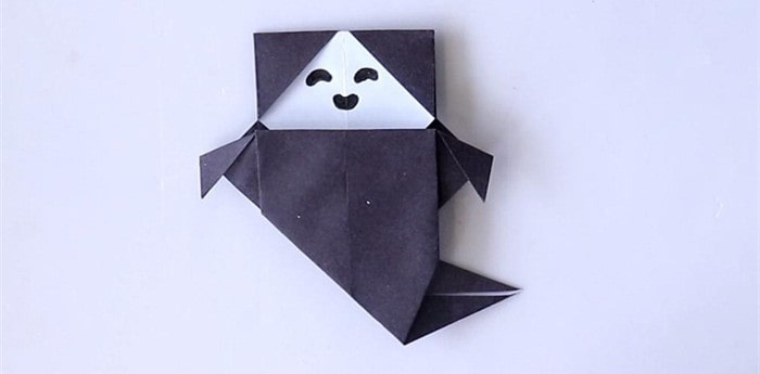 萬圣節(jié)幽靈折紙教程
