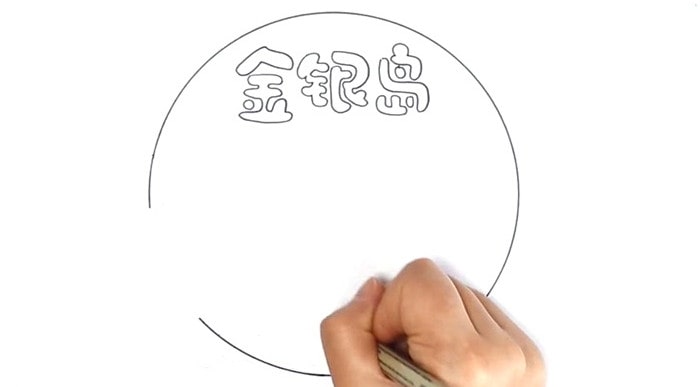 金銀島好書推薦卡簡(jiǎn)單又漂亮