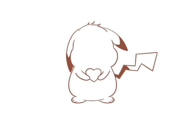 皮卡丘簡筆畫怎么畫圖片