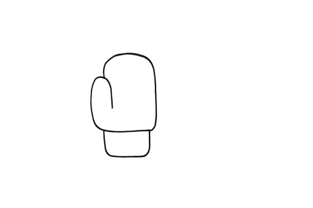 生活用品簡(jiǎn)筆畫手套怎么畫