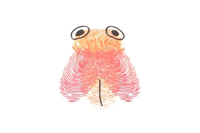 蟬手指畫(huà)簡(jiǎn)單