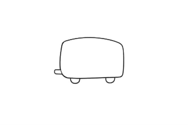 公共汽車簡筆畫怎么畫