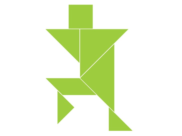 七巧板拼圖圖案大全作品圖片
