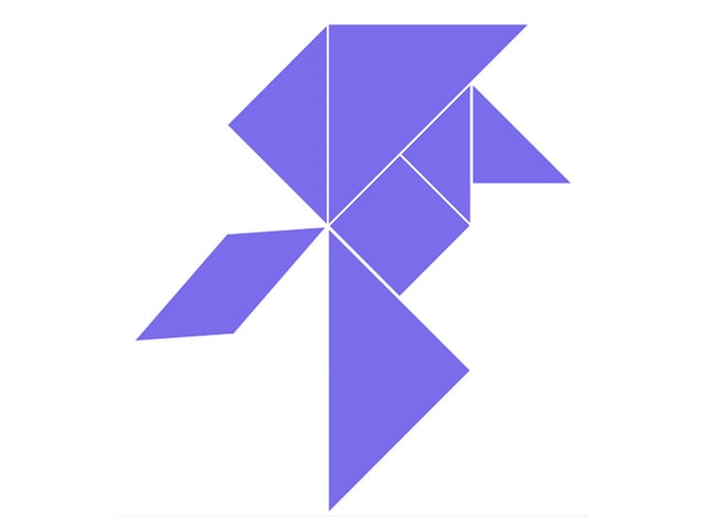 七巧板拼圖圖案大全作品圖片