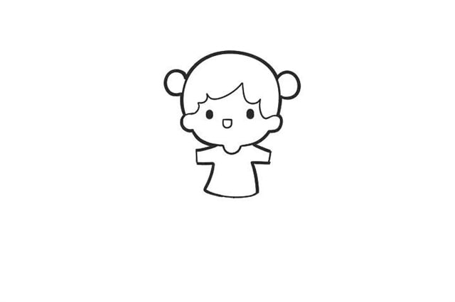 小女孩簡(jiǎn)筆畫怎么畫可愛