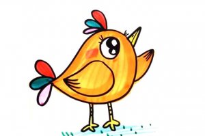 可愛(ài)小鳥(niǎo)簡(jiǎn)筆畫(huà)怎么畫(huà)簡(jiǎn)單