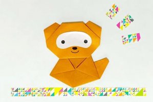 折紙手工簡(jiǎn)單小浣熊