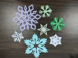 雪花剪紙步驟圖解