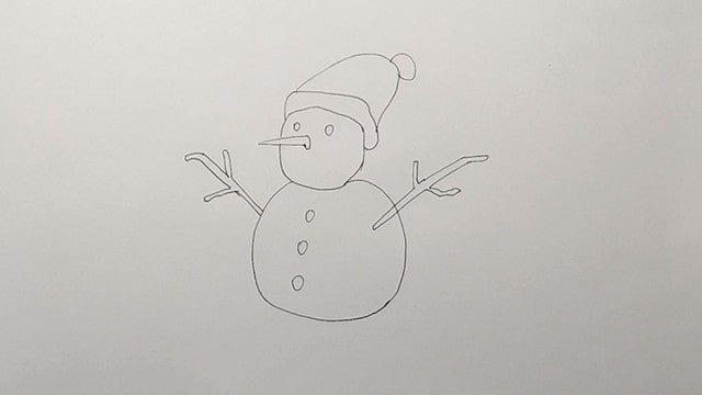 雪人簡(jiǎn)筆畫怎么畫簡(jiǎn)單