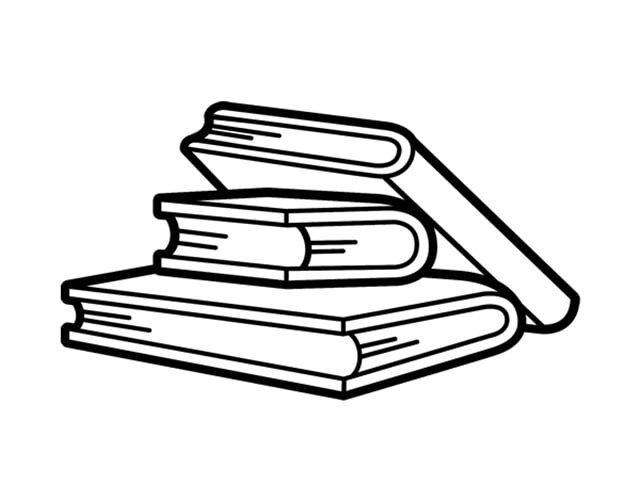 書本簡筆畫怎么畫圖片