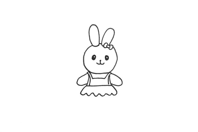幼兒園小兔子簡(jiǎn)筆畫怎么畫圖片