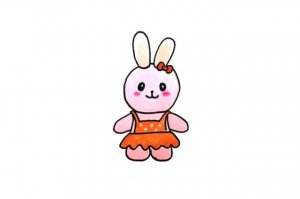 幼兒園小兔子簡筆畫怎么畫圖片