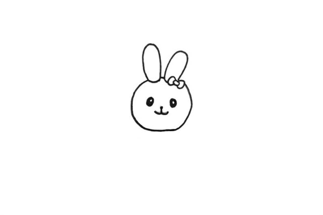 幼兒園小兔子簡(jiǎn)筆畫怎么畫圖片