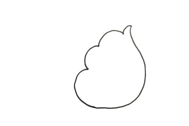 蔬菜簡筆畫卷心菜怎么畫
