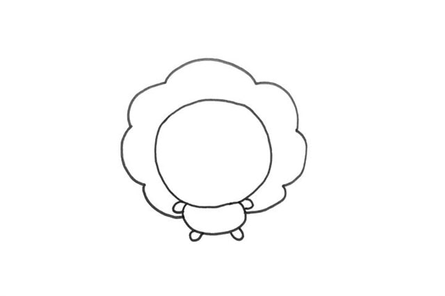 卡通兇狠的獅子簡(jiǎn)筆畫(huà)怎么畫(huà)簡(jiǎn)單