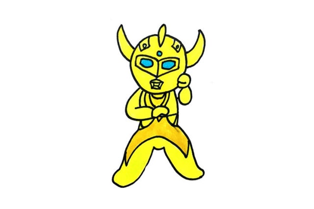 奧特曼簡(jiǎn)筆畫(huà)圖片大全