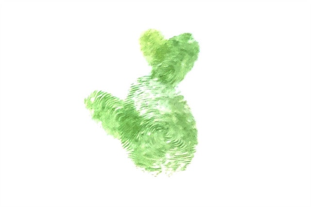 簡(jiǎn)單的仙人掌手指畫(huà)畫(huà)法步驟