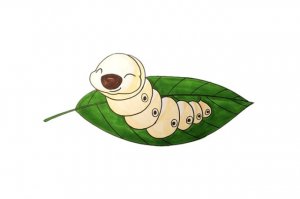 蠶寶寶簡(jiǎn)筆畫怎么畫可愛