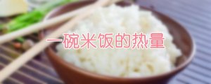 一碗米飯的熱量