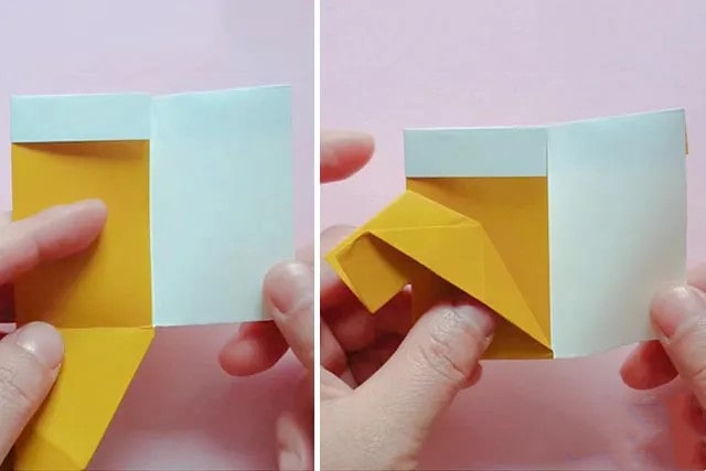 手工折紙教程小手套