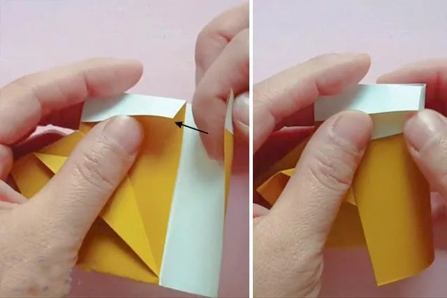 手工折紙教程小手套