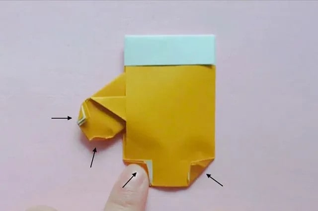 手工折紙教程小手套