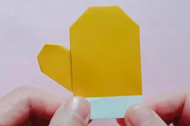 手工折紙教程小手套