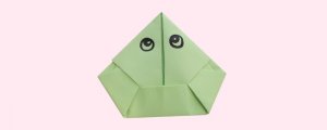 簡(jiǎn)單小青蛙手工折紙教程