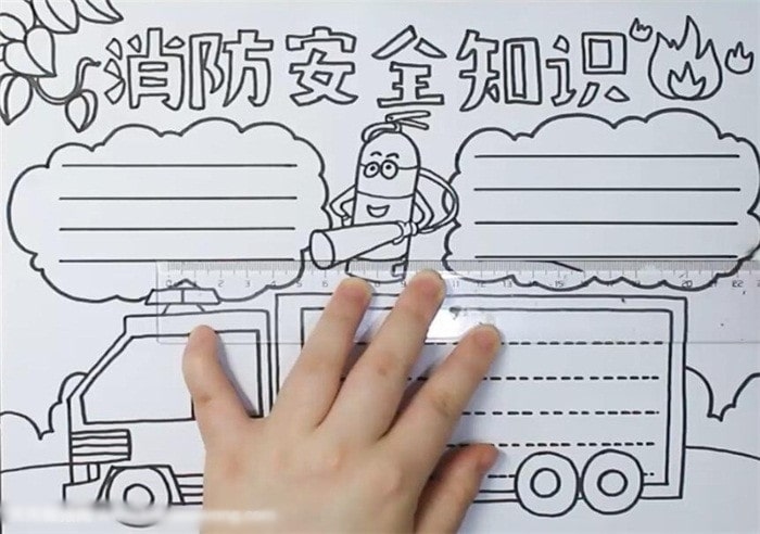 消防安全知識手抄報