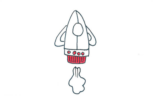 火箭簡(jiǎn)筆畫怎么畫簡(jiǎn)單圖片