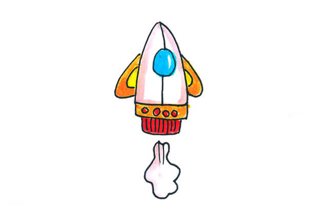 火箭簡(jiǎn)筆畫怎么畫簡(jiǎn)單圖片