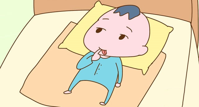 兩個(gè)月的寶寶吐舌頭