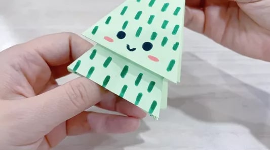 圣誕樹折紙教程圖片