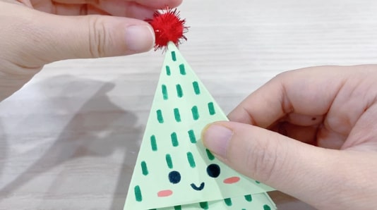 圣誕樹折紙教程圖片