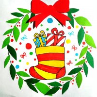 圣誕節(jié)剪貼畫圖片《圣誕禮物》