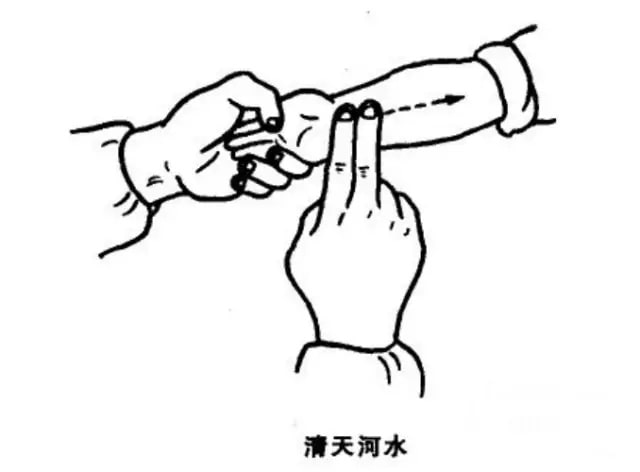 小兒推拿發(fā)燒退熱手法