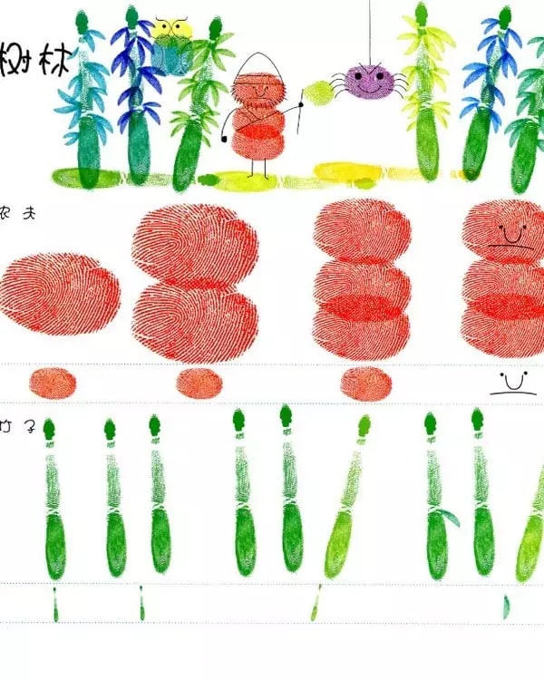 幼兒園創(chuàng)意手指印畫制作及教案