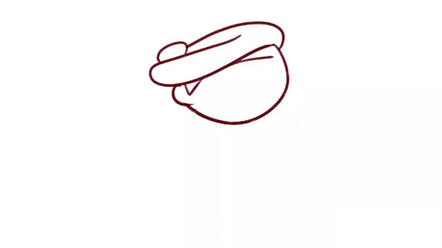 武松打虎簡(jiǎn)筆畫