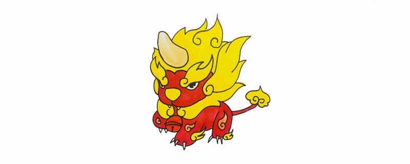 年獸簡筆畫怎么畫圖片